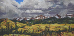 Storm in Sneffles Range stusio pastel by Jeff Potter AVAILABLE