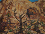 Standing Sentinel plein air oil painting by Jeff Potter AVAILABLE