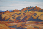 Cerrilos Hills Shadow Patterns pastel by Jeff Potter AVAILABLE