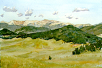 Valle Vidal watercolor by Jeff Potter