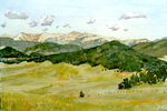 Valle Vidal watercolor by Jeff Potter