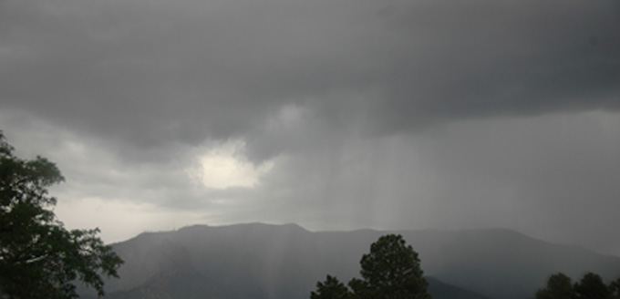 Monsoon over the Sandias