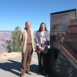 Professors Karl Karlstrom and Laura Crossey 