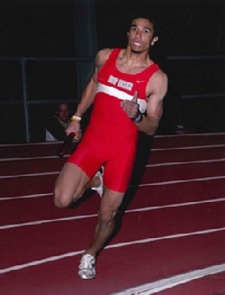 Jarrin Solomon UNM Track Team