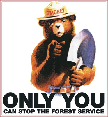 Smokey the Bear US Forest Service USFS Colorado Forestry Smokey Says ''Please Be 