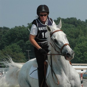 Ingrid on her horse, 2008