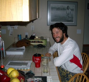 Andrew at our home in Placitas, 2007
