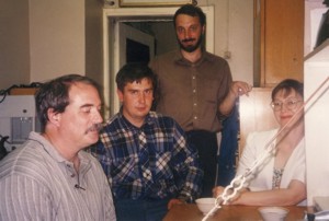 Steve with Russian colleagues, 1999