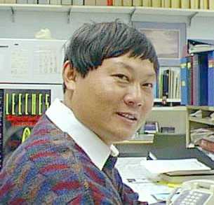 Xiaomin in the lab, 1999