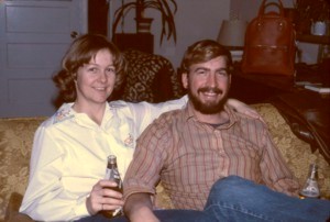 John & Patty at their home, 1978