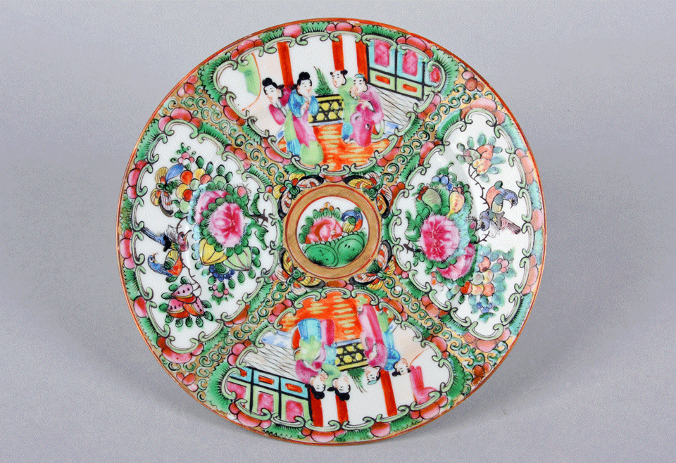 Rose Medallion plate