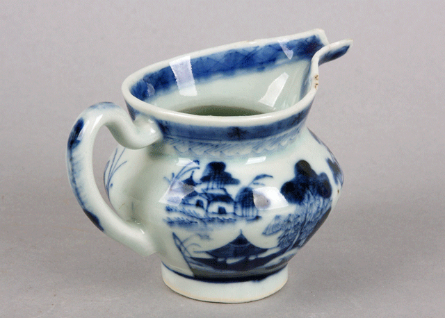 Blue and white ware