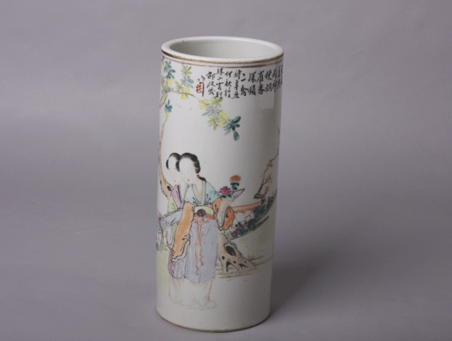 Porcelain wig or hat stand