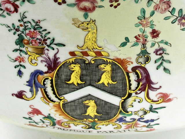 Armorial porcelain