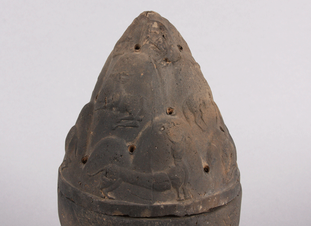 Han dynasty censer detail