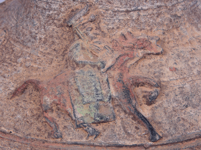Detail from jar shoulder