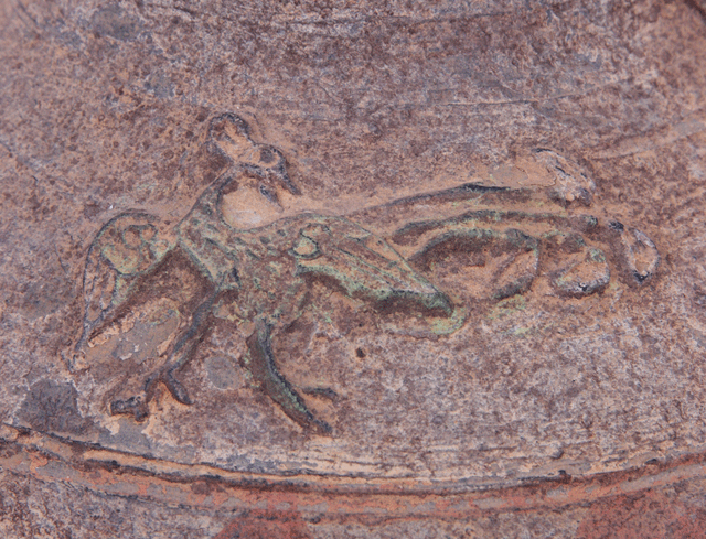 Detail from jar shoulder