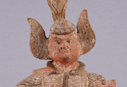 the tomb guardian's face