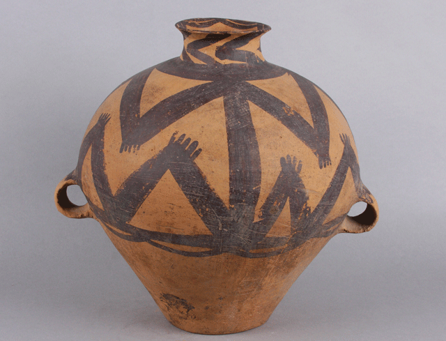 Neolithic painted jar